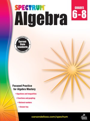 cover image of Spectrum Algebra